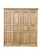 Armoire dressing 4 portes en bois massif | 208
