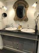 Meuble de salle de bain en bois Biarritz | 150