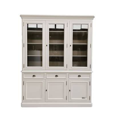 Buffet vaisselier Hampton 3 portes Bois | 185