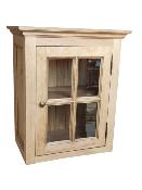 Elément de Cuisine  Haut 1 Porte Vitrée en Bois | 60