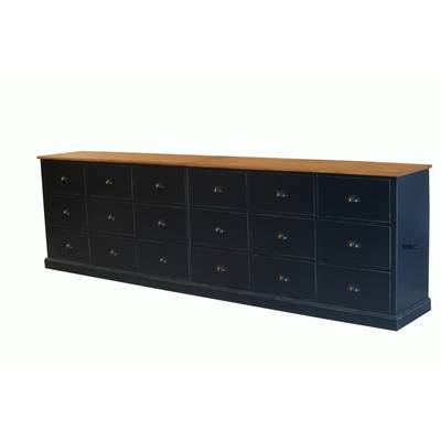 commode de Metiers 18 Tiroirs en pin