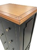 Petit Chiffonnier  en bois  4 portes  / Mathilde 