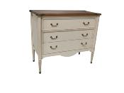 Commode 3 tiroirs Louis XVI Classique Chic - Tours