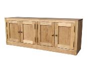 Meuble Bas 4 Portes en Bois  Sur Mesure LOUP | 156 long