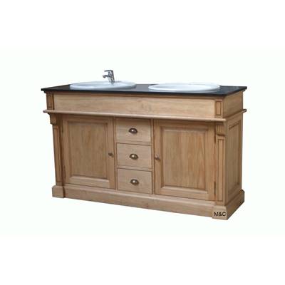 Meuble salle de bain St remy en Bois Campagne | 150 cm