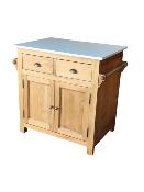 Petit Ilot de Cuisine  Campagne Retro en Bois | 90 cm 