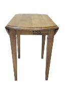  Table ronde de 90 Extensible en Chêne à Volets | 2 Allonges 