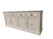 Buffet en bois de chêne directoire 4 portes | 220 long