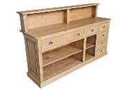 Comptoir de commerce Sur Mesure en bois du parfumeur | 200