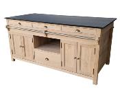 Ilot de Cuisine UZES en Chêne massif | 190 long