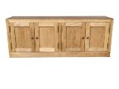 Meuble Bas 4 Portes en Bois  Sur Mesure LOUP | 156 long