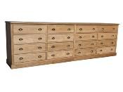 Meuble de Métiers 16 Tiroirs en Bois | 292 cm long