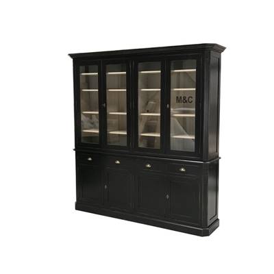 Vaisselier Manoir en bois de Chêne  Noir Antiquaire | 220