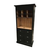 Bibliotheque rangement en Pin 6 Tiroirs