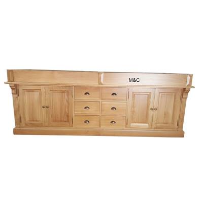 Meuble de salle de bain bois  Chêne massif sur mesure | 240