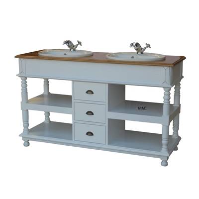 Meuble Salle De Bain Double Vasques En Bois