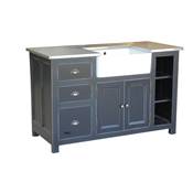 Meuble evier en bois Landais sur Mesure