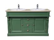 Meuble Salle de Bain Retro chic Vintage   en Bois | Biarritz 151