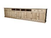 Buffet Bas ou Rangement en Bois Massif | 400 cm long