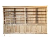 Bibliothèque  en bois Naturel Agen  | 400