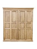 Armoire dressing 4 portes en bois massif | 208