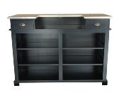 Bar SUISSE en pin Massif  Ouvert |150 cm