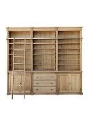 Grande Bibliothèque En Bois Avec Echelle  Bordeaux | 300-260
