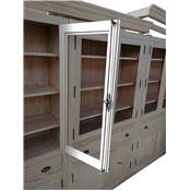 Bibliotheque en Bois Brut sur Mesure