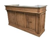 Comptoir de Bar Suisse 190 / Bois & Inox