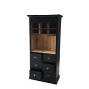 Bibliotheque rangement en Pin 6 Tiroirs