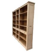 Bibliotheque en Bois 3 Tiroirs Rivoli