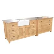 Meuble sous Evier de Cuisine 6 Tiroirs