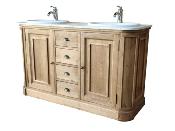 Meuble salle de Bain Monaco Chene Massif