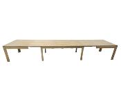 Table salle à manger chêne extensible 2 , 3, 4 ou 5 metres