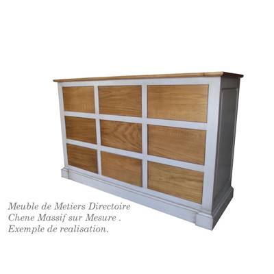 Meuble de Metiers 9 Tiroirs Directoire
