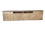 Buffet Bas ou Rangement en Bois Massif | 400 cm long