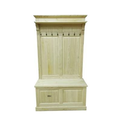 Meuble Vestiaire en Bois 6 Supports