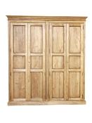 Armoire dressing 4 portes en bois massif | 208