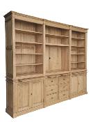 Grande Bibliotheque en bois Classique avec TV | AVIGNON  | 300
