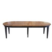 Table Ronde Chêne Massif  Extensible avec 3 Rallonges