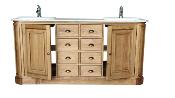 Grand Meuble Salle de Bain Monaco en Bois Massif | 185