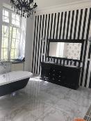 Meuble Salle de Bain Retro Chic en Pin | 185 long