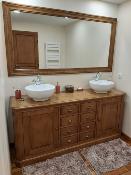 Meuble Salle de Bain Vintage en bois | 185