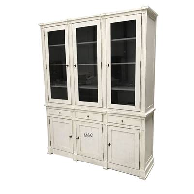 Buffet Vaisselier Bois Massif Rivoli 3Portes