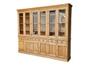 Buffet Vaisselier en Pin Massif Hampton 12 portes | 280 