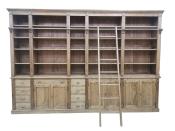 Grande Bibliothèque Echelle en Pin Massif 370 / SUR MESURE