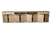 Buffet Bas ou Rangement en Bois Massif | 400 cm long