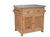 Petit Ilot de Cuisine  Campagne Retro en Bois | 90 cm 