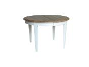 Table Ronde Extensible Bois de Chêne Massif | 1 Allonge