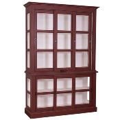 Bibliotheque Vitrine en Bois Style Brasserie